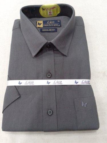 PL COTTONX LINEN DYED READYMADE SHIRT 42 HS
